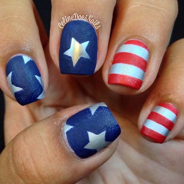 23+ Gorgeous and Cute 4th of July Nails