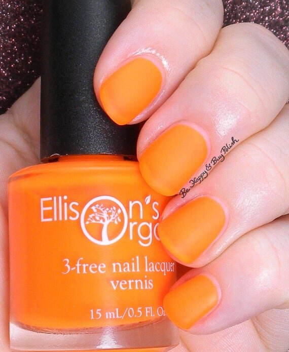 100 Orange Nail Color Nail Design Ideas to Try