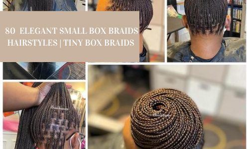 80 Elegant Small Box Braids Hairstyles | Tiny Box Braids